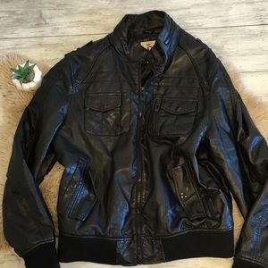 Decree faux leather jacket